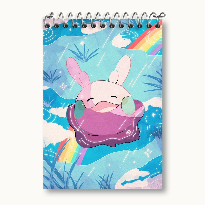 دفتر یادداشت 50 برگ خندالو مدل بازی پوکمون (pokemon) کد 32743