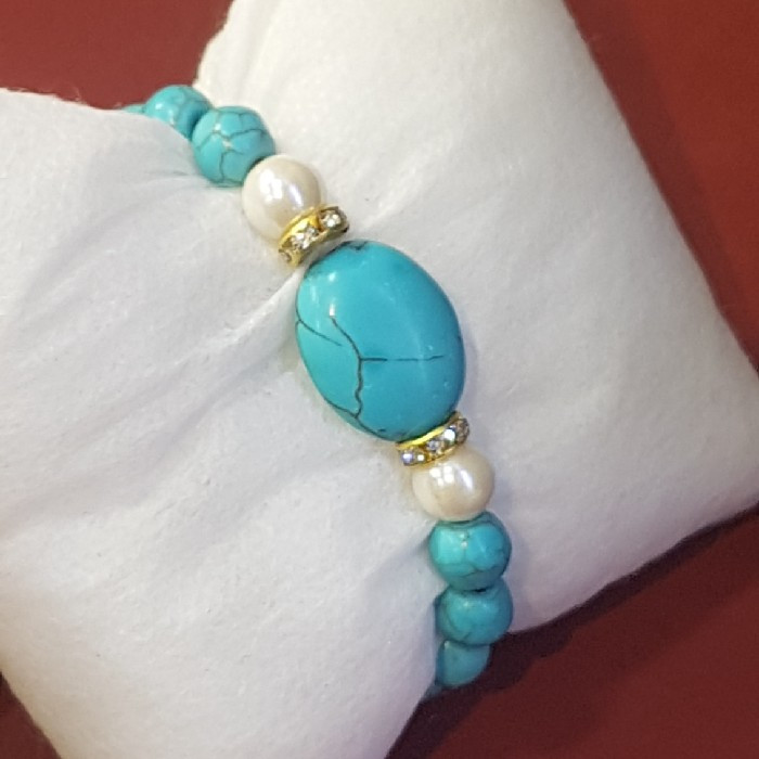 دستبند دخترانه مدل فیروزه کد P2300