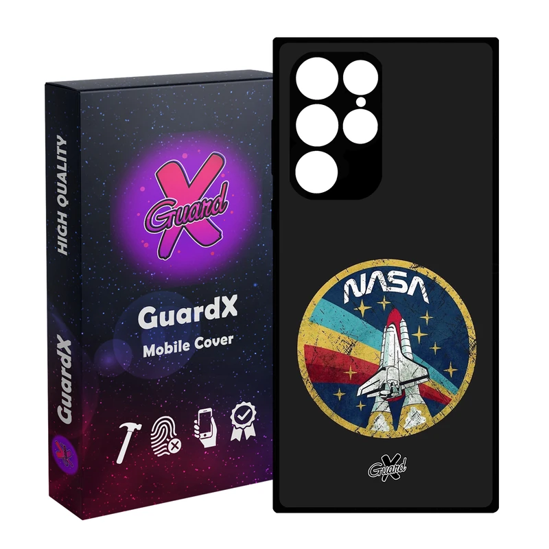 کاور گارد ایکس طرح Nasa مدل Glass10087 مناسب برای گوشی موبایل سامسونگ Galaxy S23 Ultra