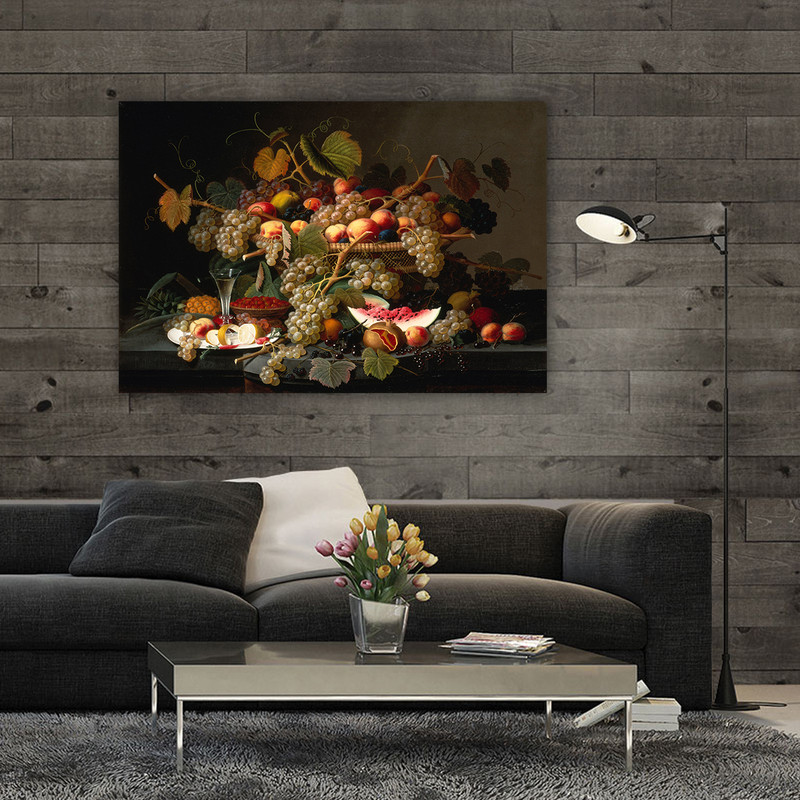 تابلو شاسی طرح گل و گلدان کد PR065