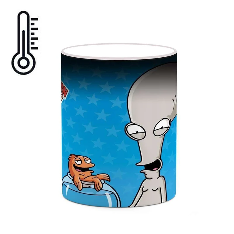 ماگ حرارتی کاکتی مدل کارتون American Dad کد mgh22110