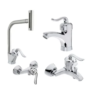 ست شیرآلات توفیق مدل آبشاری قجری مجموعه 4 عددی