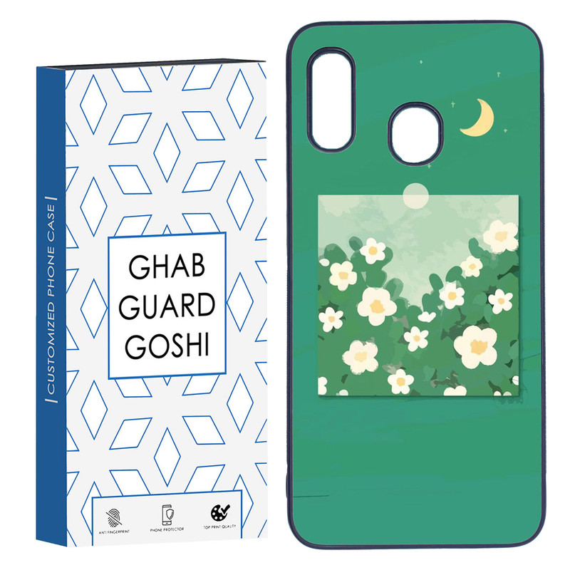 کاور قاب گارد گوشی طرح گل کد TPU-028 مناسب برای گوشی موبایل سامسونگ Galaxy A30 / A20