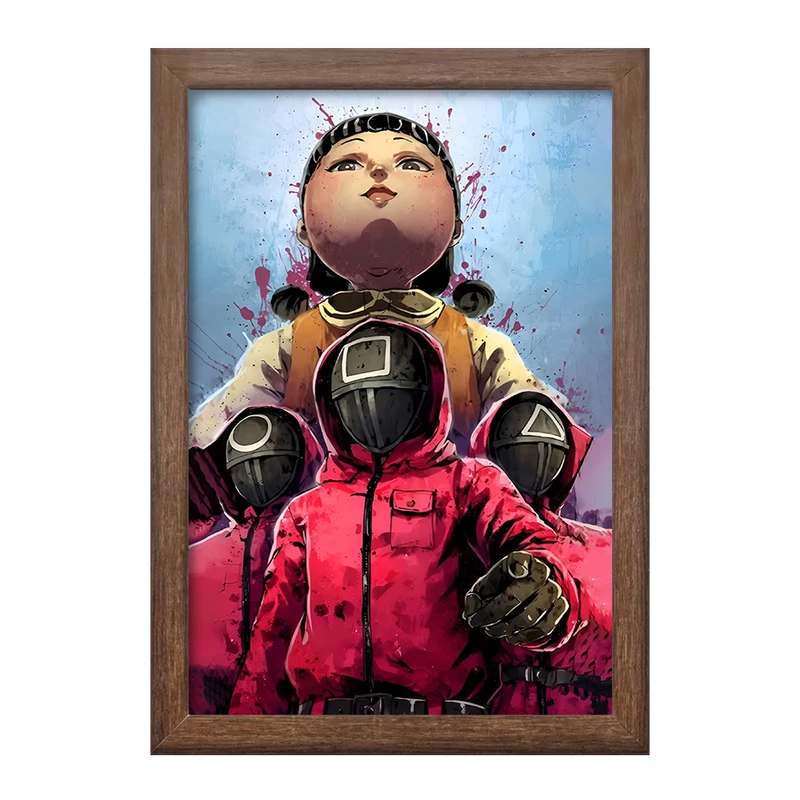 تابلو خندالو طرح بازی مرکب (Squid Game) کد F11855