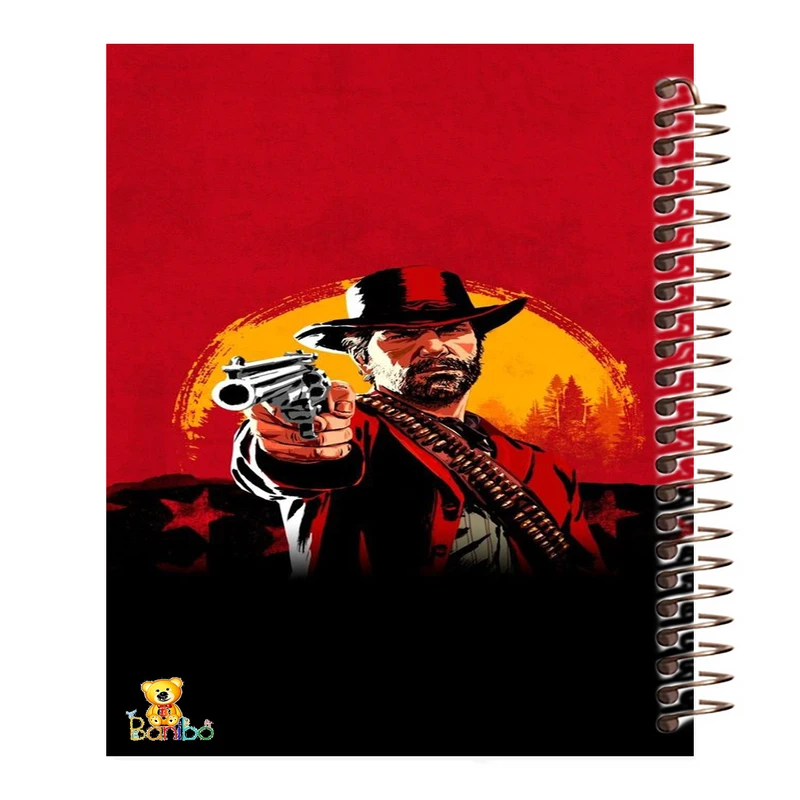 دفتر برنامه ریزی 60 برگ سیمی بانیبو مدل red dead کد 2809