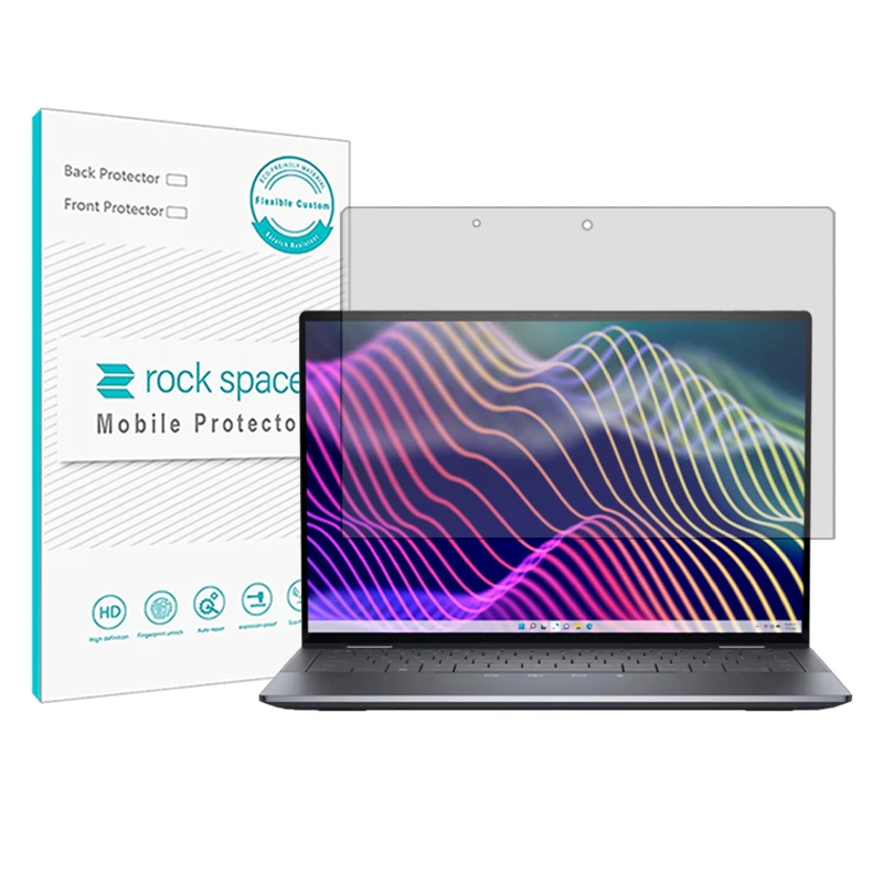 محافظ صفحه نمایش شفاف راک اسپیس مدل Resistant مناسب برای لپ تاپ دل latitude 9420 2in1