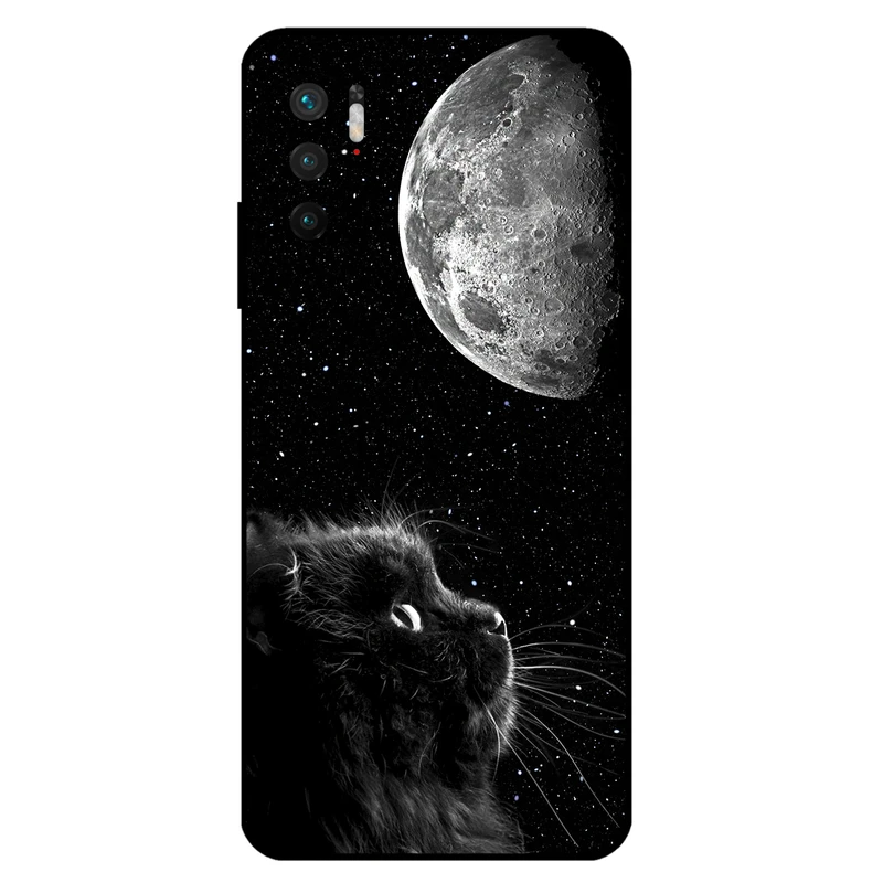 کاور مگافون طرح گربه مدل 1882 مناسب برای گوشی موبایل شیائومی Redmi Note 10 5G / Poco M3 Pro