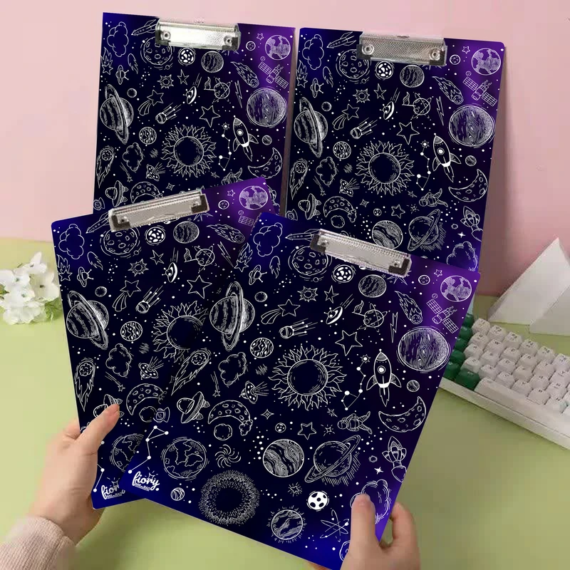 عکس شماره 11 : تخته شاسی مستر راد طرح کهکشانی مدل تحصیلی کد fiory 2374 سایز a4