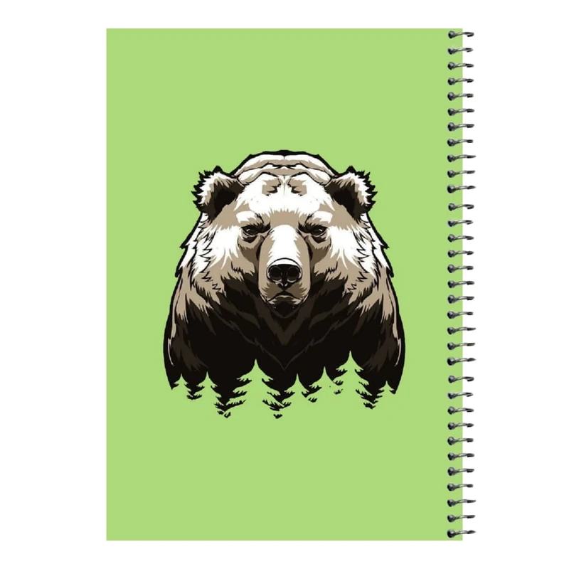 دفتر مشق 80 برگ اس جی مدل خرس   