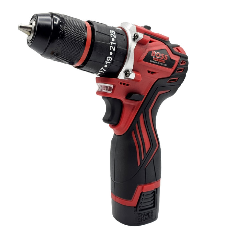 دریل پیچ گوشتی چکشی باس مدل براشلس کد 2