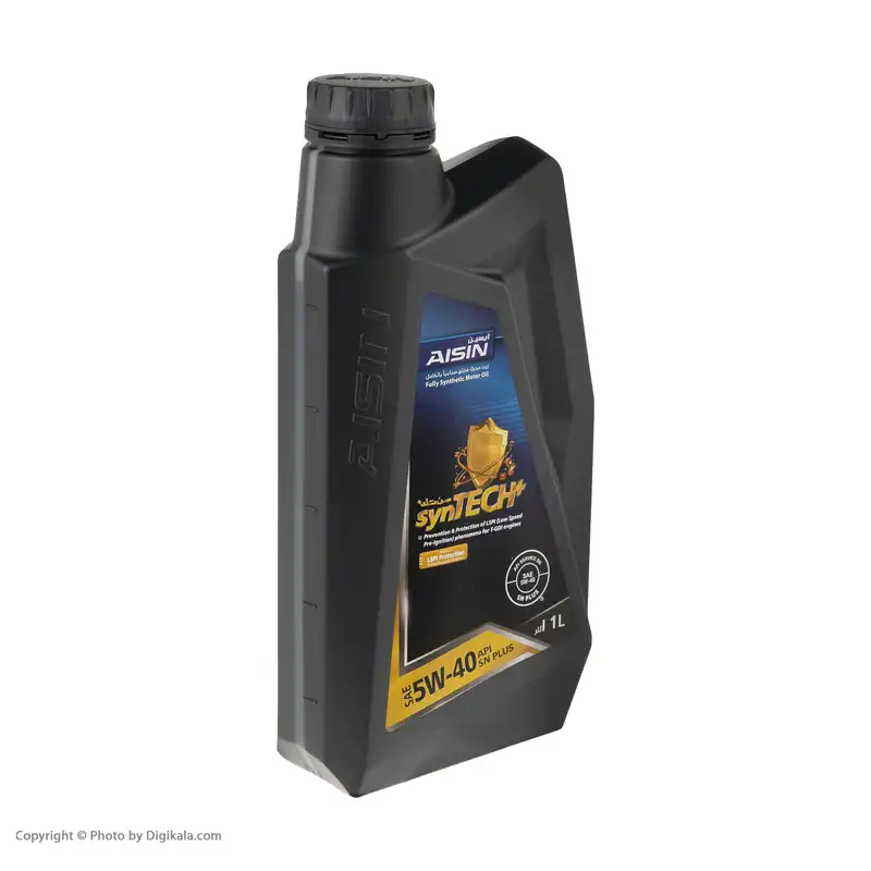 روغن موتور خودرو آیسین مدل 5W-40 SN PLUS حجم 1000میلی لیتر