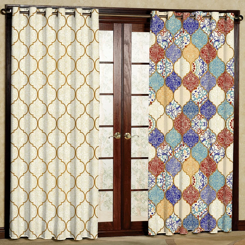 پرده مدل مخمل پانچی کد 1389a سایز 200x140 سانتی متر