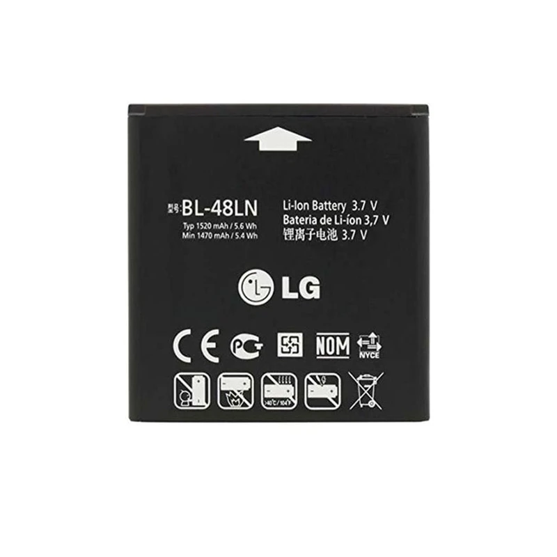 باتری موبایل مدل bl-48ln  ظرفیت 1520 میلی آمپر ساعت مناسب برای گوشی موبایل ال جی optimus 3d max