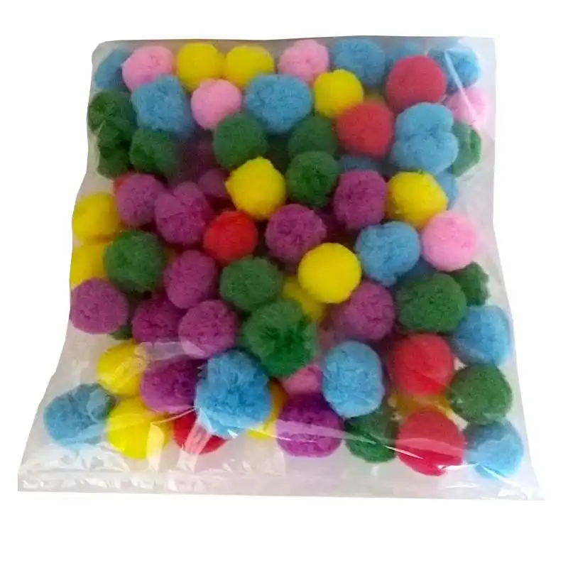 توپک پوم پوم کد TP100 بسته 100 عددی