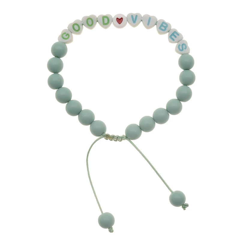 دستبند دخترانه دلنار گالری مدل Good Vibes