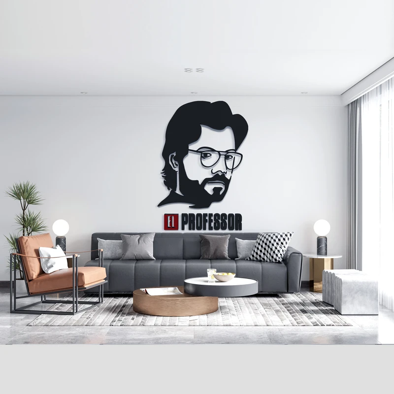 دیوارکوب آرتافرین مدل Professor Money Heist کد 001
