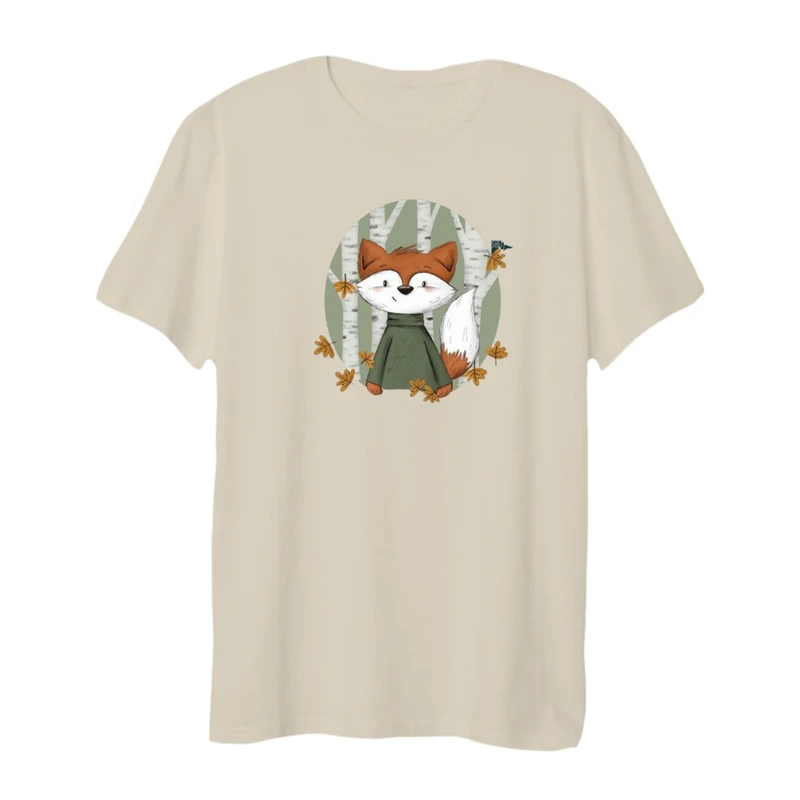 تی شرت لانگ زنانه مدل روباه کد 2