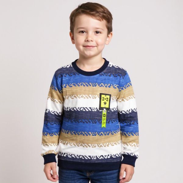 تی شرت آستین بلند پسرانه مدل 0025