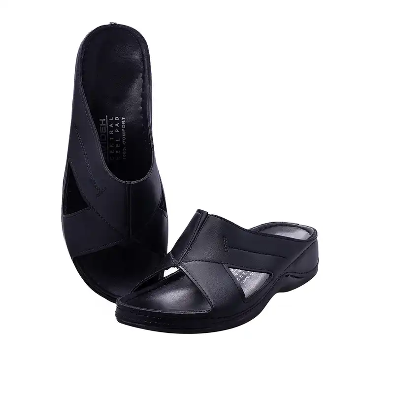 دمپایی زنانه آویده کد 244 رنگ مشکی