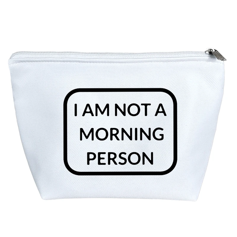 کیف لوازم آرایش دخترانه خندالو مدل متن نوشته کد 7723