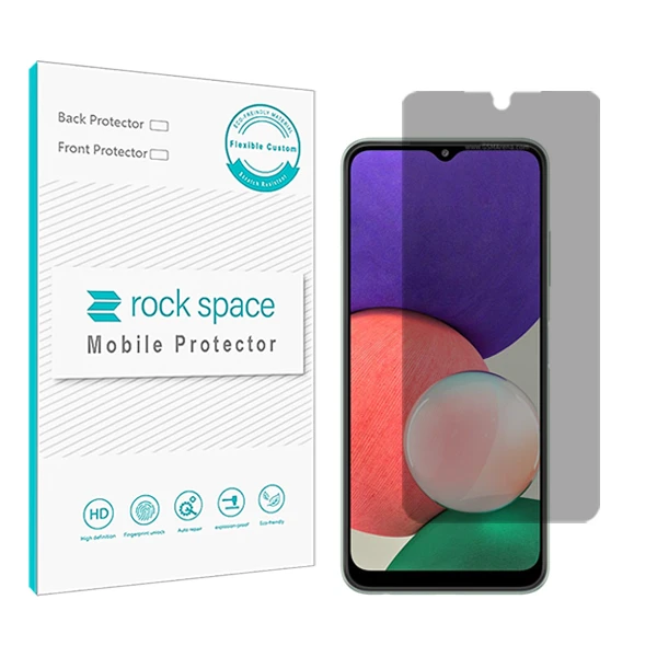 محافظ صفحه نمایش حریم شخصی راک اسپیس مدل HyPRV مناسب برای گوشی موبایل سامسونگ Galaxy A22 5G