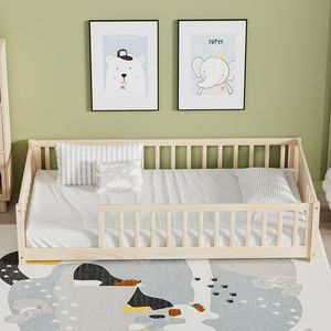 تخت خواب چوبی یک نفره مدل کلاسیک A3 سایز 200×90 سانتیمتر