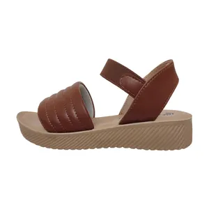 صندل زنانه پاپا مدل N_asli100 رنگ قهوه‌ای