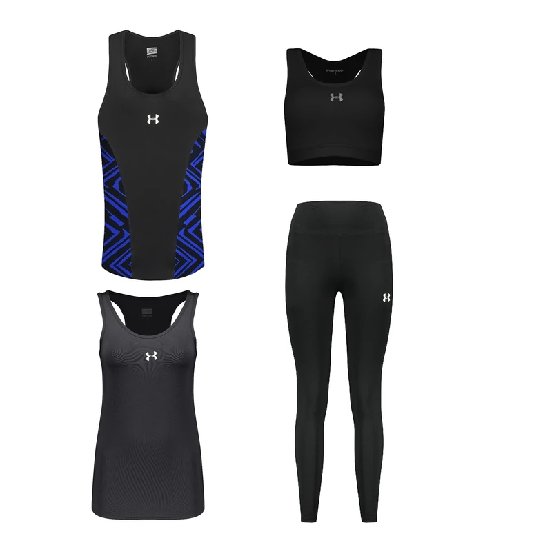 ست چهار تکه لباس ورزشی زنانه مدل 1801-9101-4104-8101