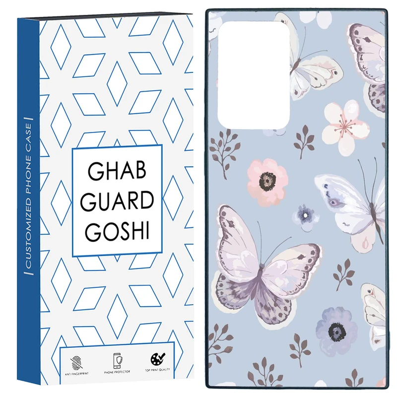 کاور قاب گارد گوشی طرح پروانه  کد TPU-004 مناسب برای گوشی موبایل سامسونگ Galaxy Note 20 Ultra