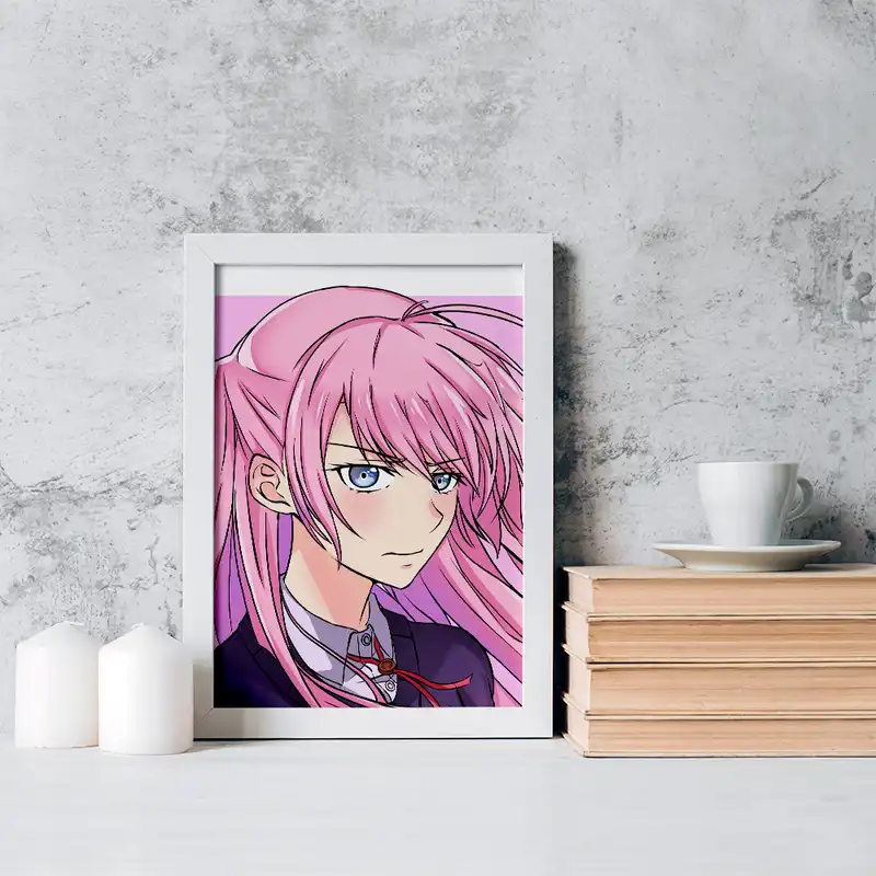 تابلو خندالو مدل شیکیموری سان انیمه شیکیموری کد 15884