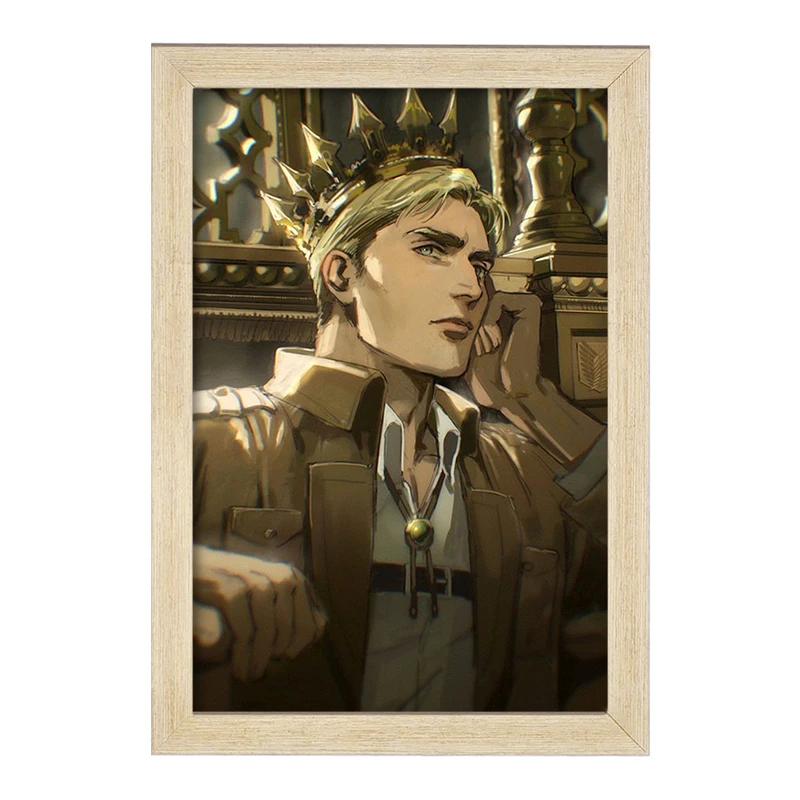 تابلو خندالو مدل گریس انیمه اتک آن تایتان Attack on Titan  کد 18524