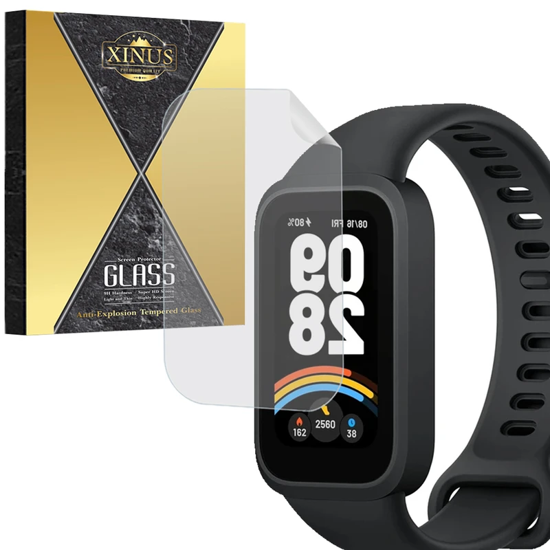 محافظ صفحه نمایش ژینوس مدل NNOX مناسب برای ساعت هوشمند شیائومی Mi band 9 Active