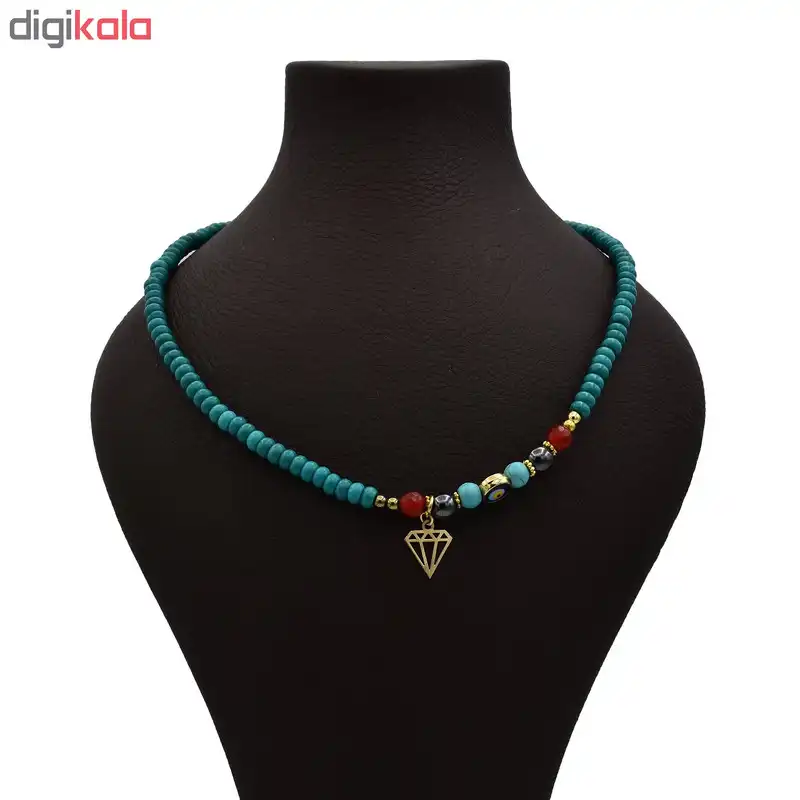 گردنبند طلا 18 عیار زنانه الن نار مدل الماس ELN5272974