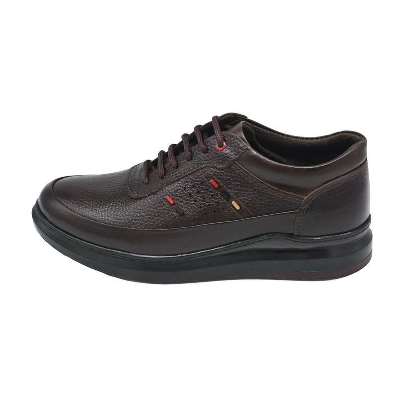 کفش طبی مردانه مدل چرم طبیعی ماکان کد 601