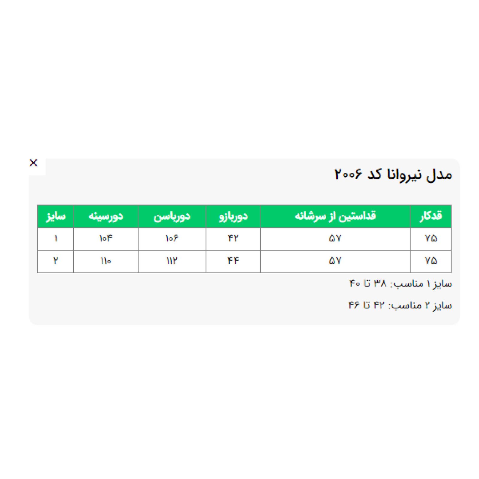 مانتو زنانه السانا مدل نیروانا کد 200607 -  - 6