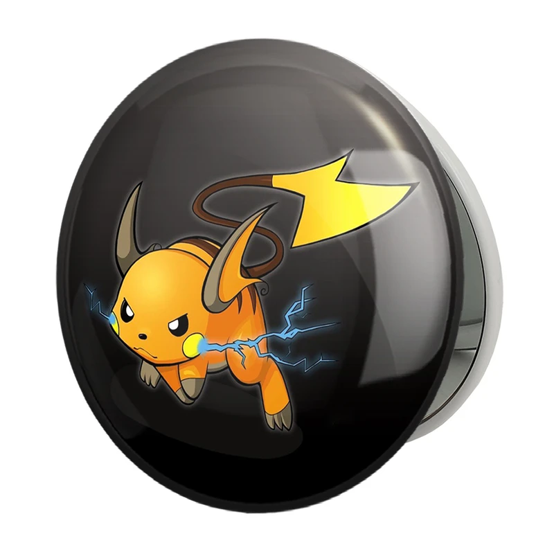 آینه جیبی خندالو طرح پیکاچو انیمه پوکمون مدل تاشو کد 17358 