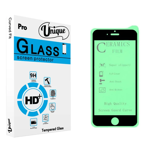 محافظ صفحه نمایش سرامیکی يونيک مدل +Clear مناسب برای گوشی موبایل اپل Iphone 5