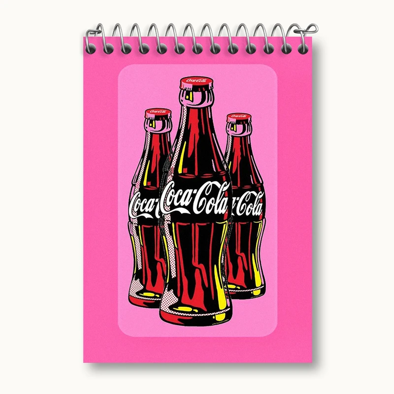 دفتر یادداشت 50 برگ خندالو طرح نوشابه کوکاکولا کد N2067