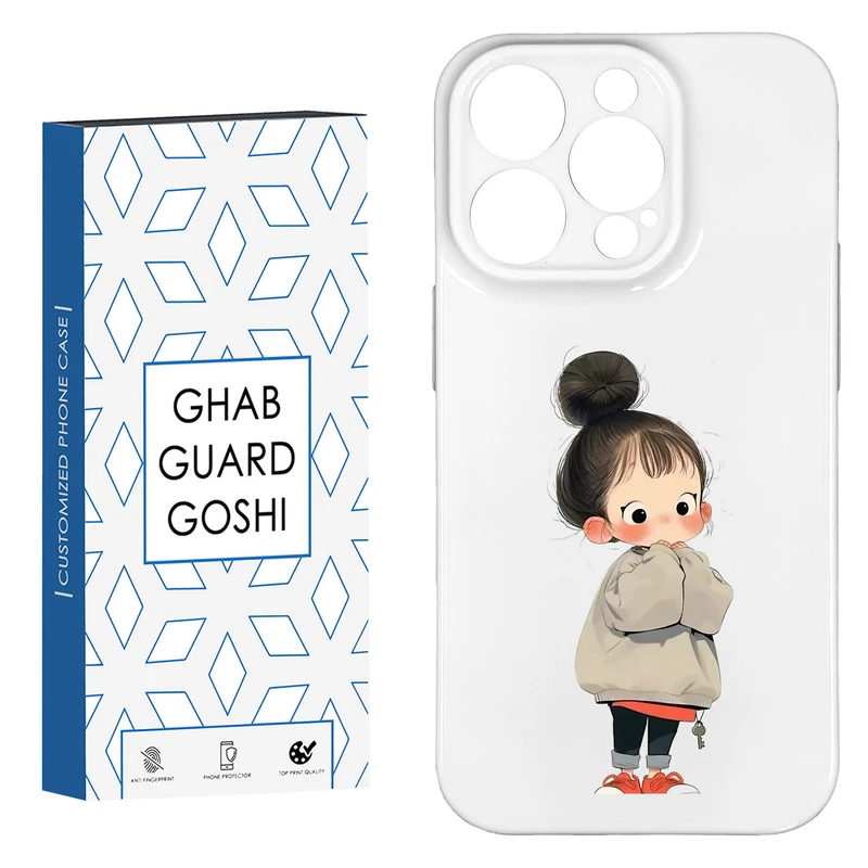 کاور قاب گارد گوشی طرح فانتزی دختر ملوس  کد HARD-014   مناسب برای گوشی موبایل اپل IPHONE 15 PRO MAX
