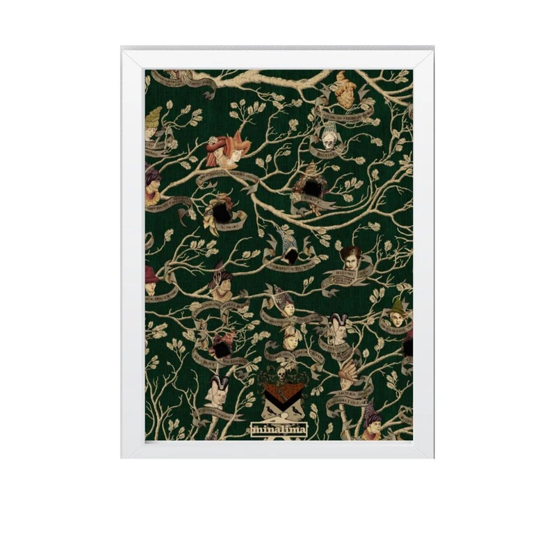 تابلو مدل میس فریم هري پاتر شجره نامه سيريوس بلك