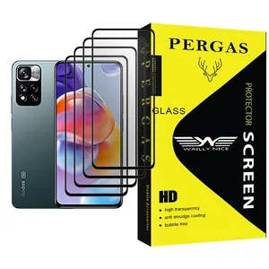 Waily Nice Pergas Glass MIX004 Screen Protector For Xiaomi Redmi Note 11 Pro+ 5G Pack Of 4