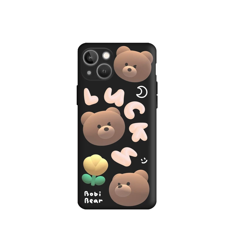 کاور قاب گارد طرح خرس لوسی کد f6731 مناسب برای گوشی موبایل اپل iphone 13 Mini