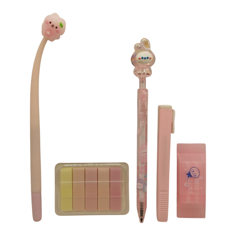 بسته لوازم تحریر مدل خرگوش کد 533 مجموعه 5 عددی