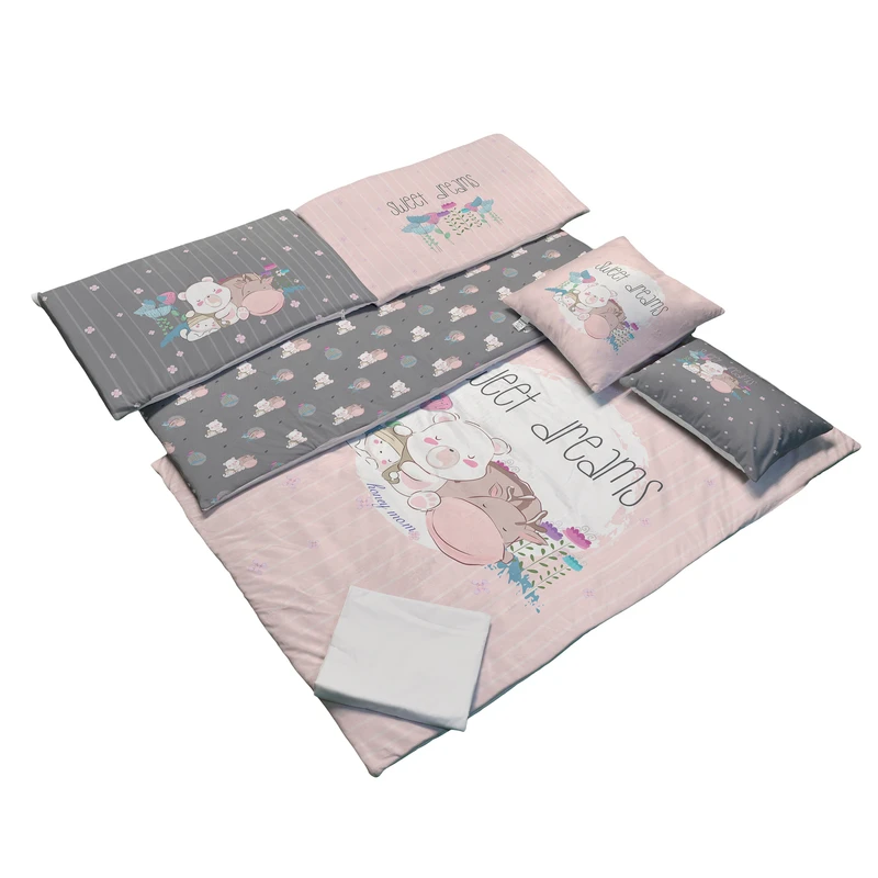 سرویس خواب 7 تکه کودک مدل رویای شیرین HN11