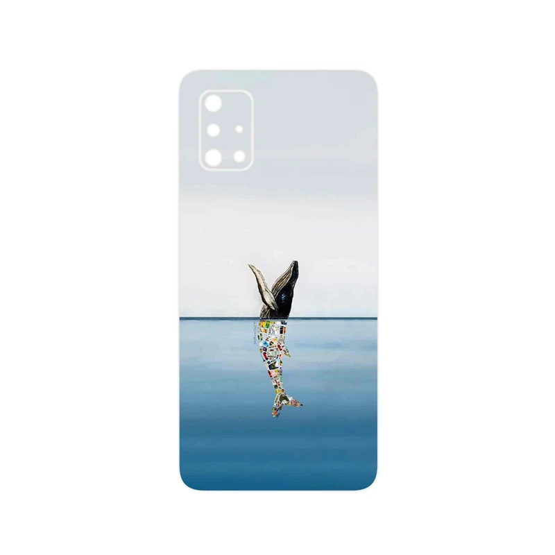 برچسب پوششی ماهوت مدل Collage of Sea Trash مناسب برای گوشی موبایل سامسونگ Galaxy A71