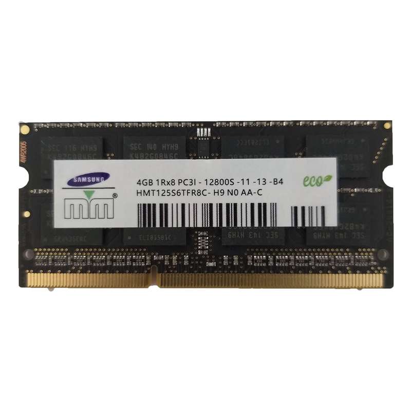 رم لپ تاپ DDR3L تک کاناله 1600 مگاهرتز CL9 سامسونگ مدل PC3L ظرفیت 4 گیگابایت رم لپ تاپ DDR3L تک کاناله 1600 مگاهرتز CL9 سامسونگ مدل PC3L ظرفیت 4 گیگابایت
