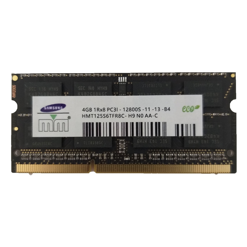 رم لپ تاپ DDR3L تک کاناله 1600 مگاهرتز CL9 سامسونگ مدل PC3L ظرفیت 4 گیگابایت