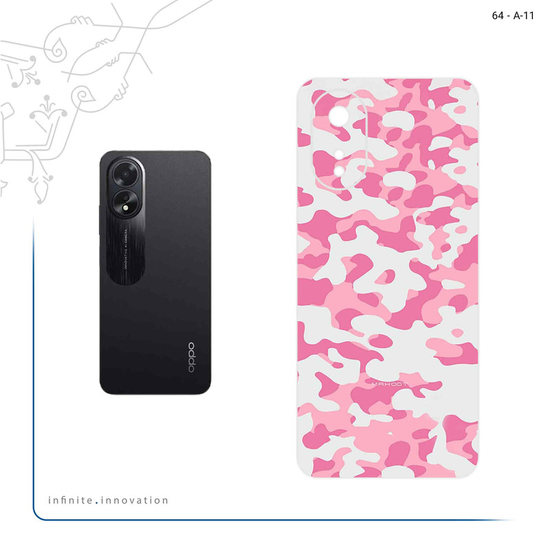 برچسب پوششی ماهوت مدل Army_Pink مناسب برای گوشی موبایل اپو A38