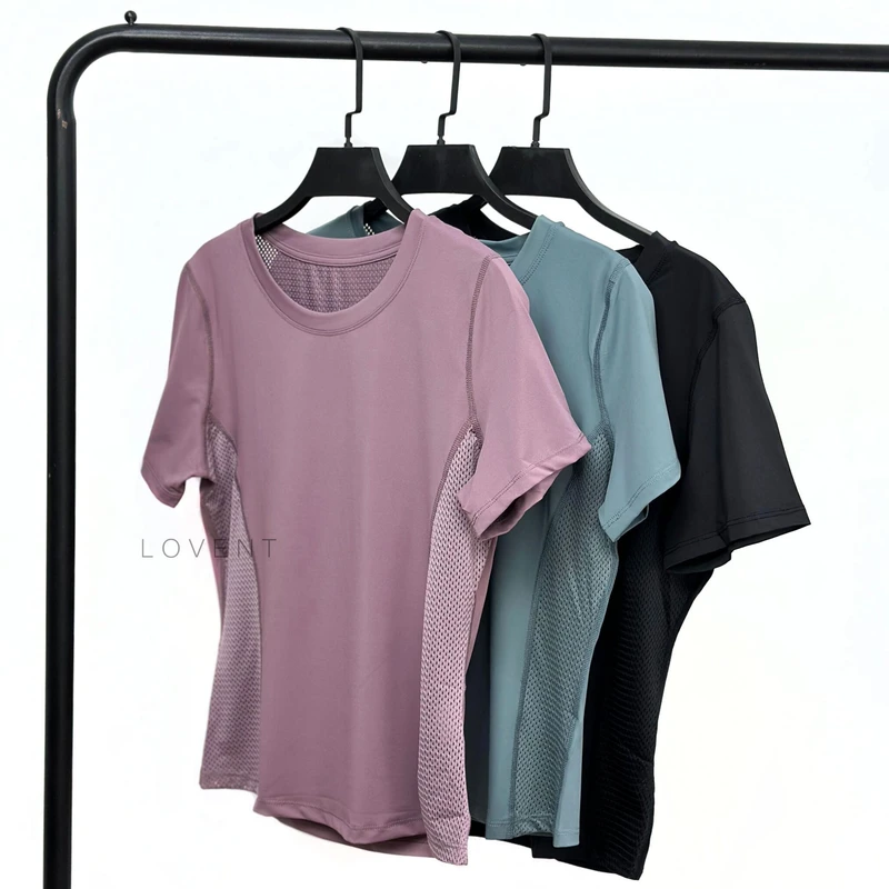 عکس شماره 3 : تی شرت ورزشی آستین کوتاه زنانه مدل فلامنت