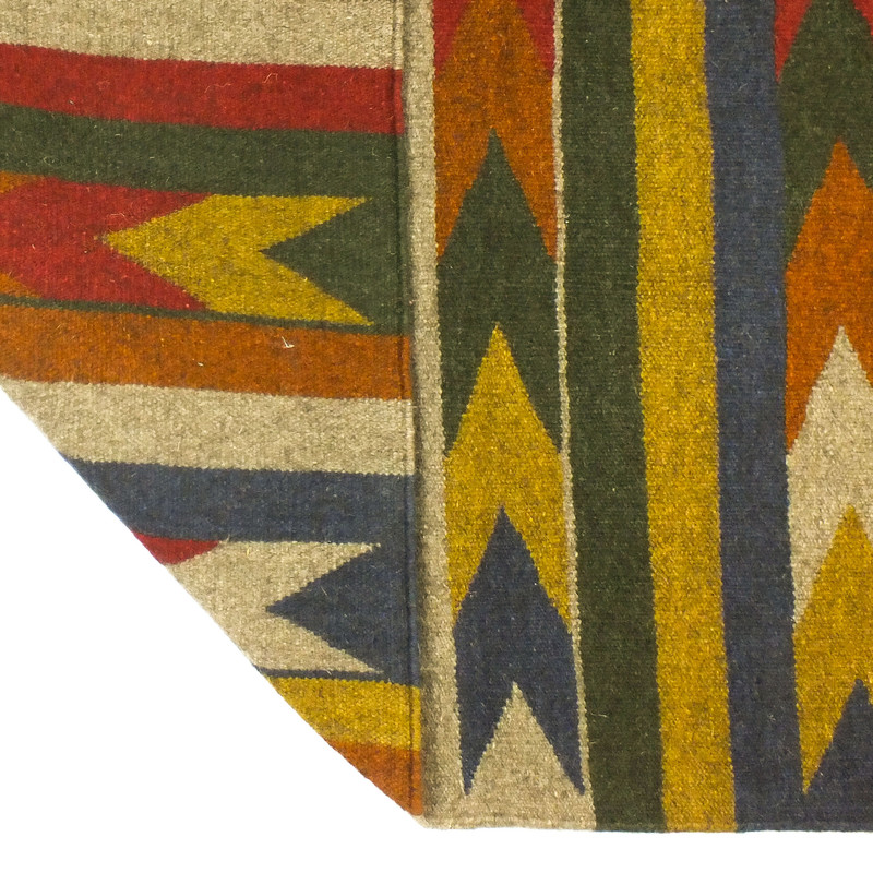 گلیم دستبافت یک و نیم متری مدل ذرنیم کد J1411